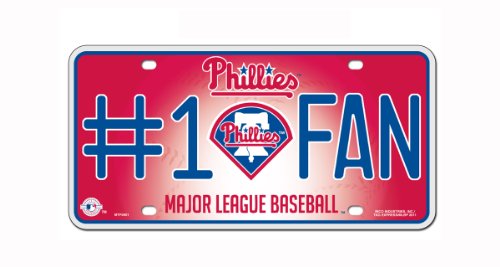 MLB Philadelphia Phillies #1 Fan Metal Tag