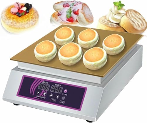 Commercial Burger Machine & Electric Toaster Maker - Non-Stick Fluffy Soufflé Pastry Baker for Home, Kitchen, Restaurant, and Snack Bar Use