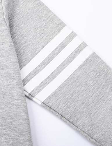 Toddler Boy Sweatsuit Stripe Long Sleeve Pull On Clothes Two Tone Tops and Pants Fall Winter Set