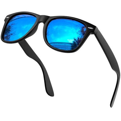 Materiale di Alta Qualità: Occhiali da sole blu KANASTAL utilizzano lenti di qualità AAA, resistenti ai graffi e non sbiadite. I naselli monopezzo e i materiali ultraleggeri della montatura assicurano un'esperienza di utilizzo confortevole. Le cerniere in lega di alta qualità migliorano anche le prestazioni di apertura e chiusura degli occhiali da sole blu uomo e hanno una lunga durata