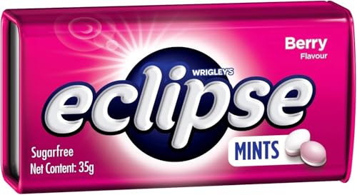 Image of Wrigley's Eclipse Mints Berry Flavour Sugarfree Candy 35gm (Tin)