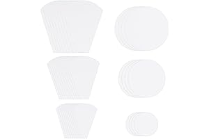 GORGECRAFT Paper Flower Templates 132Pcs 3 Sizes