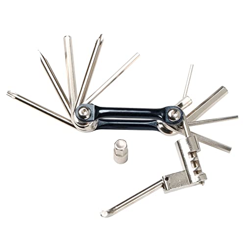 Aiqeer 11 in 1 Multifunction Bike Repair Tool, Portable Foldable