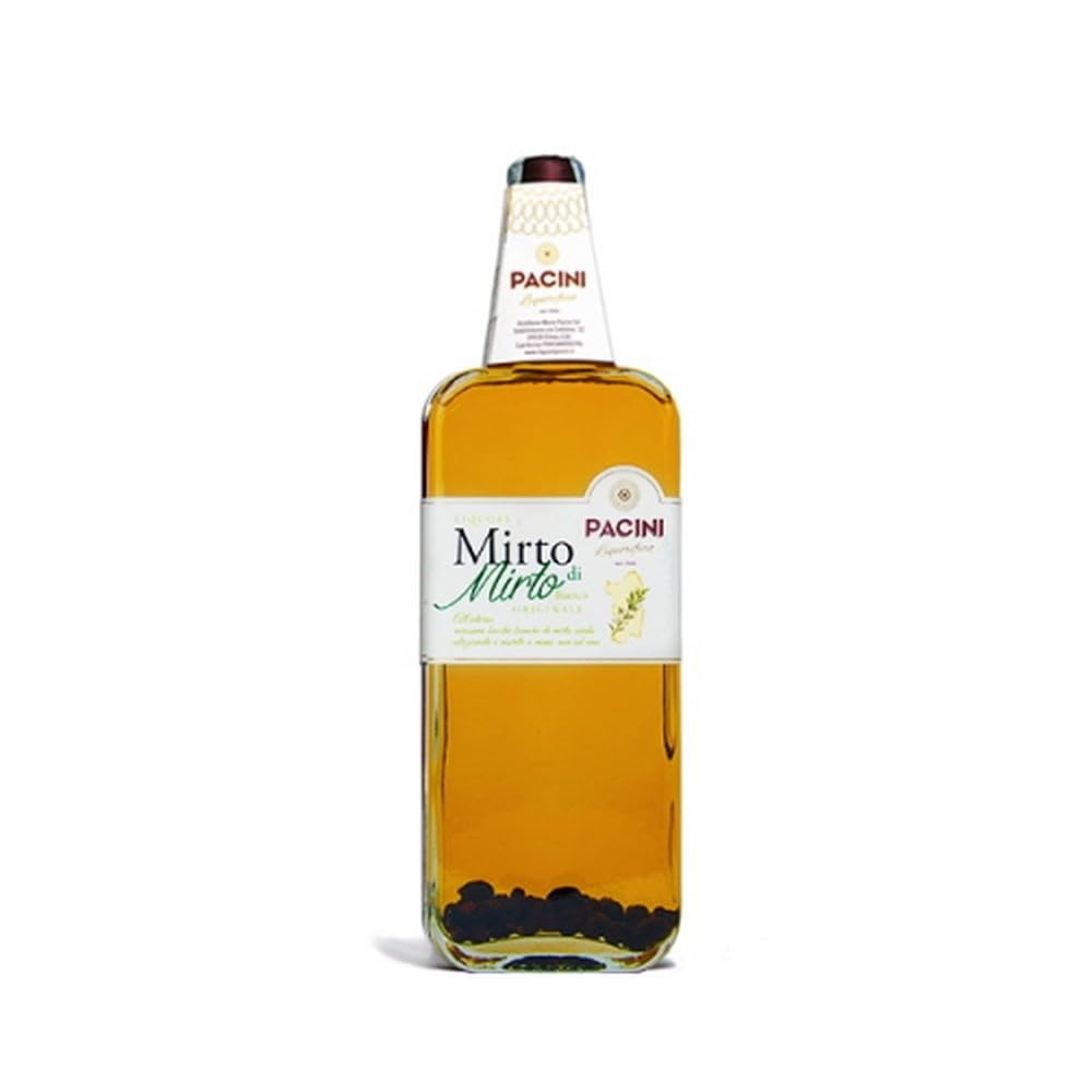 Pacini Mirto alle Bacche Bianche Liquore Sardo, 70 cl, Confezione da 6 Bottiglie