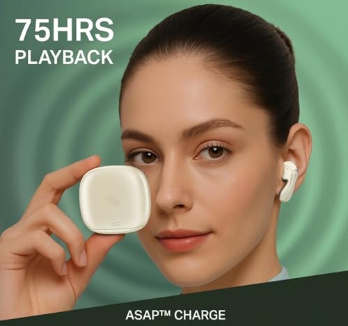 Image of Wireless Bluetooth Earbuds 313 with Pro 45ms Low Latency Beast Mode for Pro Gaming, Smart Touch Controls, IWP Auto-Pairing, Secure Sports Fit