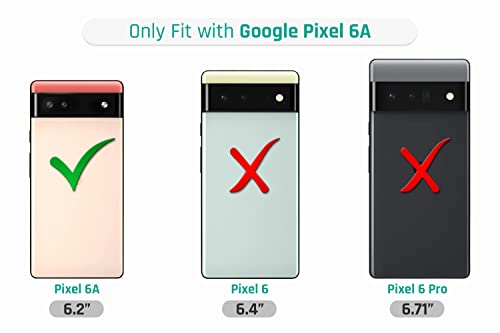 Coque antichoc Pixel 6a fine plastique rigide blanc