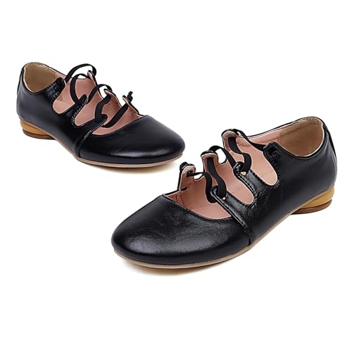 Mary Jane Comfort Low Heel Women Round Toe Shoes2