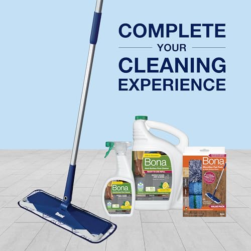 Image of Bona Multi-Surface Floor Cleaner Spray - 32 fl oz - Lemon Mint Scent - Refillable - Residue-Free Floor Cleaning Solution for Stone, Tile, Laminate, and Vinyl Floors (Pack of 2)