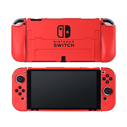 UYIYE Nintendo Switch OLED 2021p P[X yOf[VV[Yz TPUObv یJo[ ANZT[ Nintendo Switch OLED 7C` & Joy-ConRg[[Ή (sNp[v)
