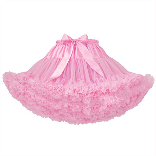 Women's Puffy Tutu Skirt Elastic Waist Tulle Tutu Skirt Fluffy Princess Ballet Dance Underskirt2
