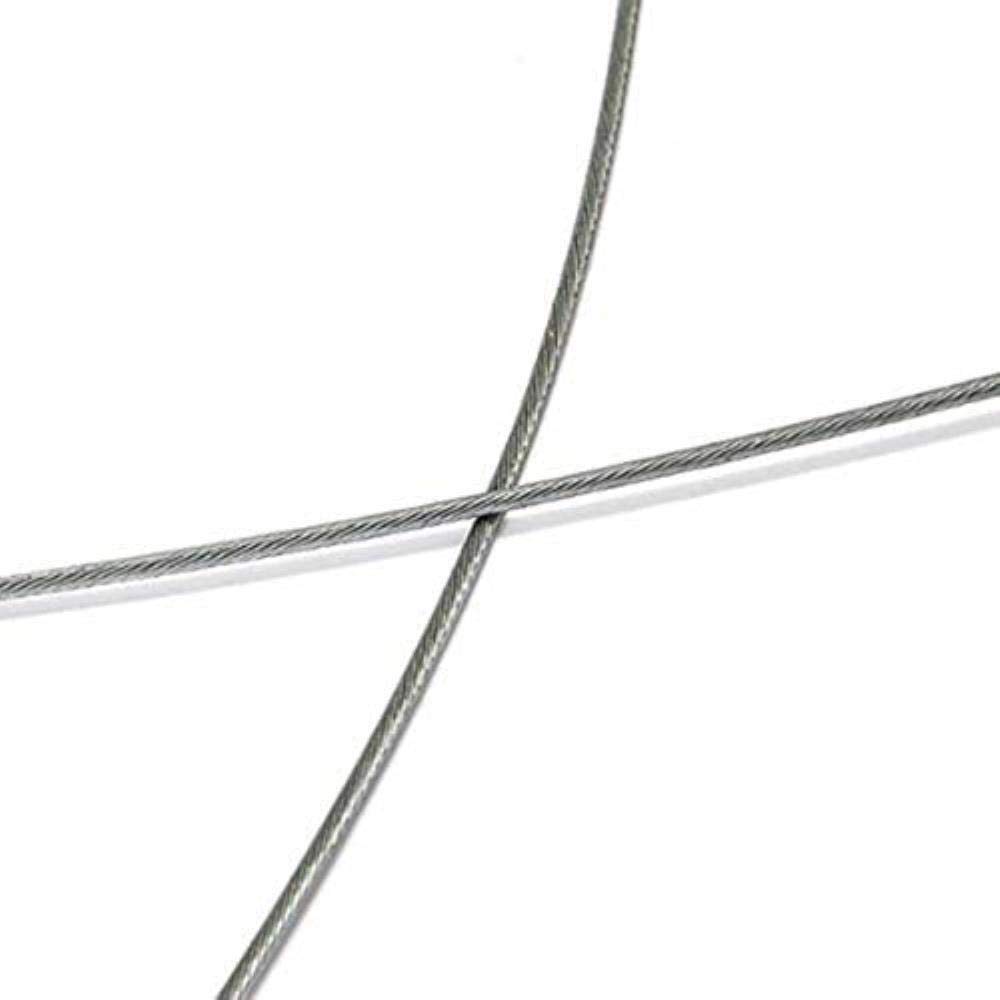 Linka hamulcowa ze stali nierdzewnej kabel wewnętrzny profesjonalny przewód hamulcowy kabel przerzutka do jazdy na rowerze rowerze rowerze roweru 10 szt. 1,85 m trwały