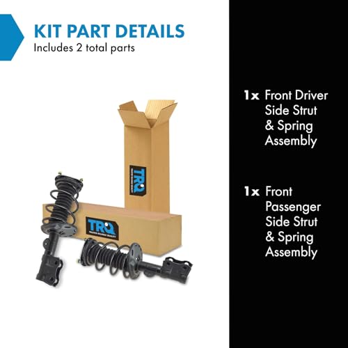 Image of TRQ Front Strut & Spring Assembly Set | For 12-15 Toyota Prius Plug-In 10-15 Prius Driver & Passenger Side Pair