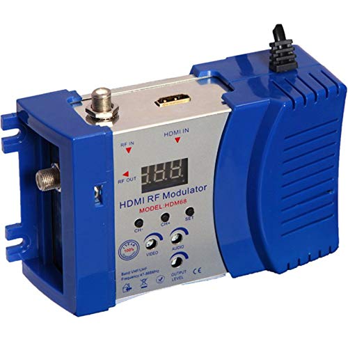 image for HDM68 Radio Frequency Modulator, Audio Video Digital RF HDMI Modulator