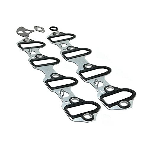 Image of MS98016T Knock Sensor Harness Intake Manifold Gasket Kit Compatible with Cadillac Escalade Base 2002-2006, for Chevy Avalanche 1500 Base 2002-2005, Silverado 1500 SS 2003-2006 KS116