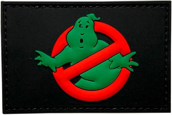 MiltacUSA Ghoost Busters Embroidered Tactical Patch (3D-PVC Rubber - 3.0 X 2.0 Inch -GP9)
