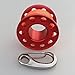 Aymzbd Diving Spool with 10m Rope for Finger Use, Red