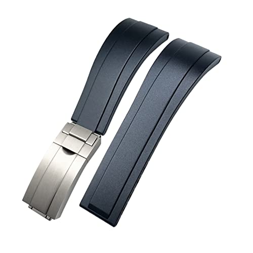 Rolex Daytona Submariner GMT Yacht-Master OysterFlex�V���R���X�g���b�v�W�J�o�b�N���u���X���b�g�i�F�F�o�b�N���Ȃ��A�T�C�Y�F20mm�j��20mm 21mm���o�[�E�H�b�`�o���h