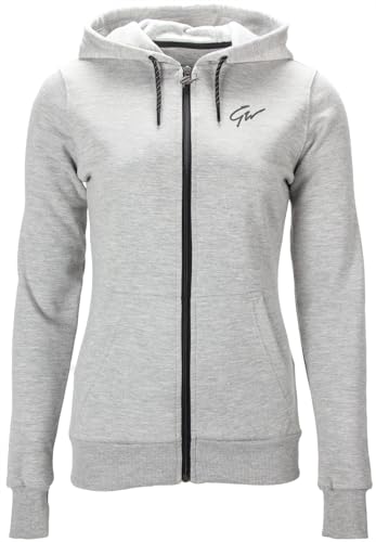 Gorilla Wear Pixley Zipped Hoodie - grau - leicht funktionell Oberteil Pullover mit Logo...