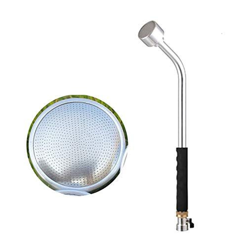 SANGDA Varita de riego de aluminio, varita pulverizadora de 45,72 cm con manguera de malla de 2000, manguera de ducha, rociador de agua, herramienta de limpieza para césped, flores, arbustos, jardín Cover