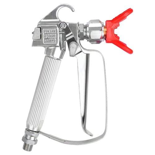 Pulverizador de pintura sin aire de alta presión 3600PSI con punta de boquilla 515 para pintura exterior/imprimación con junta giratoria, junta pulverizadora de pintura sin aire