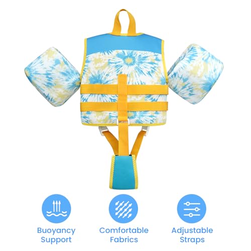 Image of Gogokids Puddle Float Jumper 33-66 Pounds, Toddler Swim Vest Kids Floaties