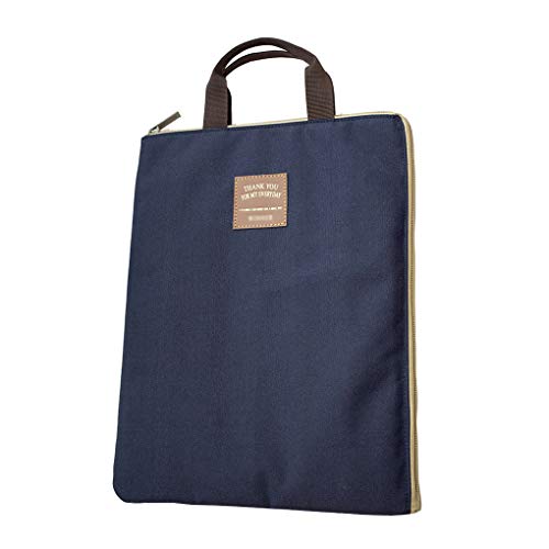 Rolin Roly A4 Bolsa de Documentos Portfolio Organizer Portadocumentos Document Bag (Dark Blue) Cover