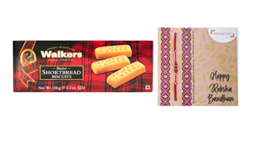 Image of WALKERS Pure Butter Short Bread Fingers Biscuits (Walkers Shortbread Fingers with Rakhi)