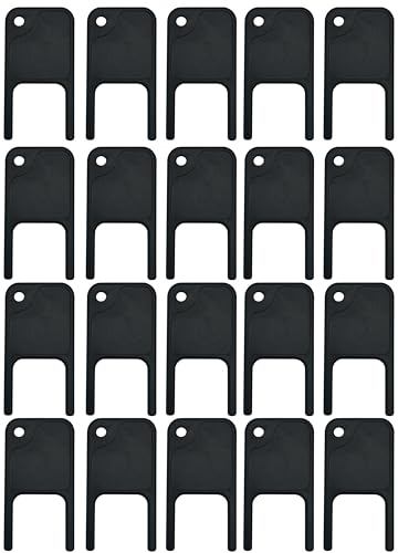 TOMSTRAD Chave de substituição para dispensadores de papel higiénico e toalhas de mão Jofel C Fold (ponta dupla, preto: pacote de 20)