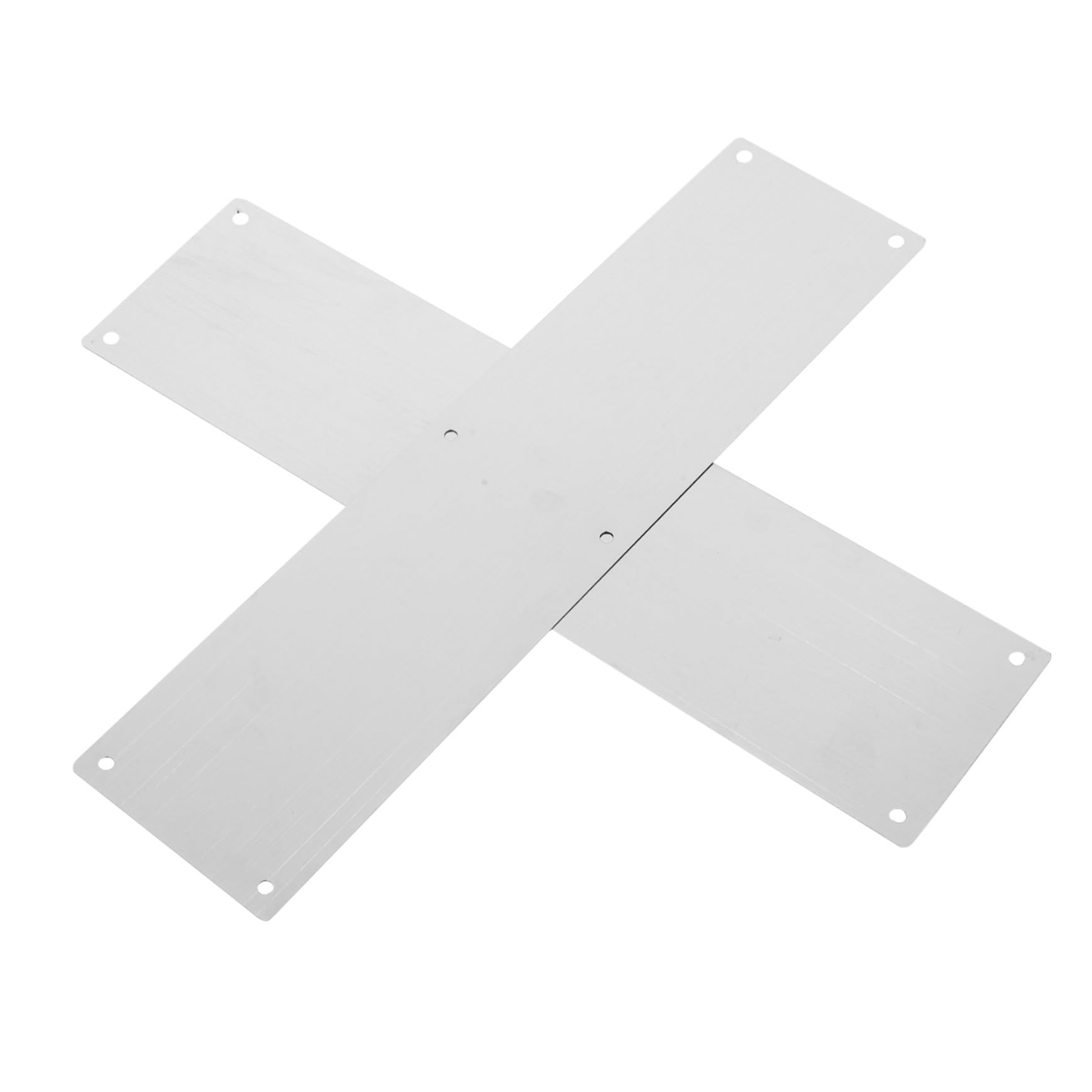 Plaque de protection de porte design argenté pour sublimer et sécuriser l'entrée de la maison