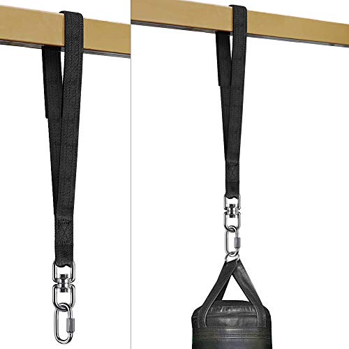 image for Dolibest Heavy Bag Hanger Strap,Heavy Bag Hanger Strap with Swivel and