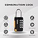 UP Security Gym Locker Lock, Small Combination Lock for Locker, Padlock Combination, Combo Padlock with Code, for Travel Luggage, Suitcase, Bag, Backpack Zipper, Cabinet Hasp, Gun Case, Toolbox, Tent
