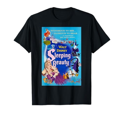 Disney Sleeping Beauty Classic Poster T-Shirt - image 1