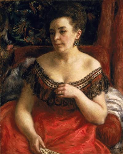 XcBAIHOUD Reproducción de lienzo Lienzo con Imagen Impresion Lienzo Retrato de Blanche Marie Renoir por Pierre Auguste Renoir para Decoración de Paredes 60x90cm