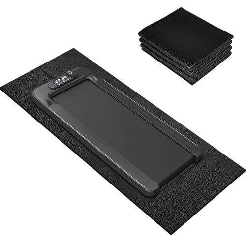 MAXVINI Bodenschutzmatte Fitnessgerät, 160x75cm, 6mm Dicke Faltbare...