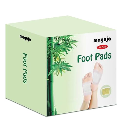 Leela Organic Foot Pads|100Packs Relief Stress Ginger Foot Pads And 100Pcs Adhesive Sheets For Foot Care Removing Impurities,Relieve Stress,Improve Sleep&Suitable For Travel Or Home Use(Gold)