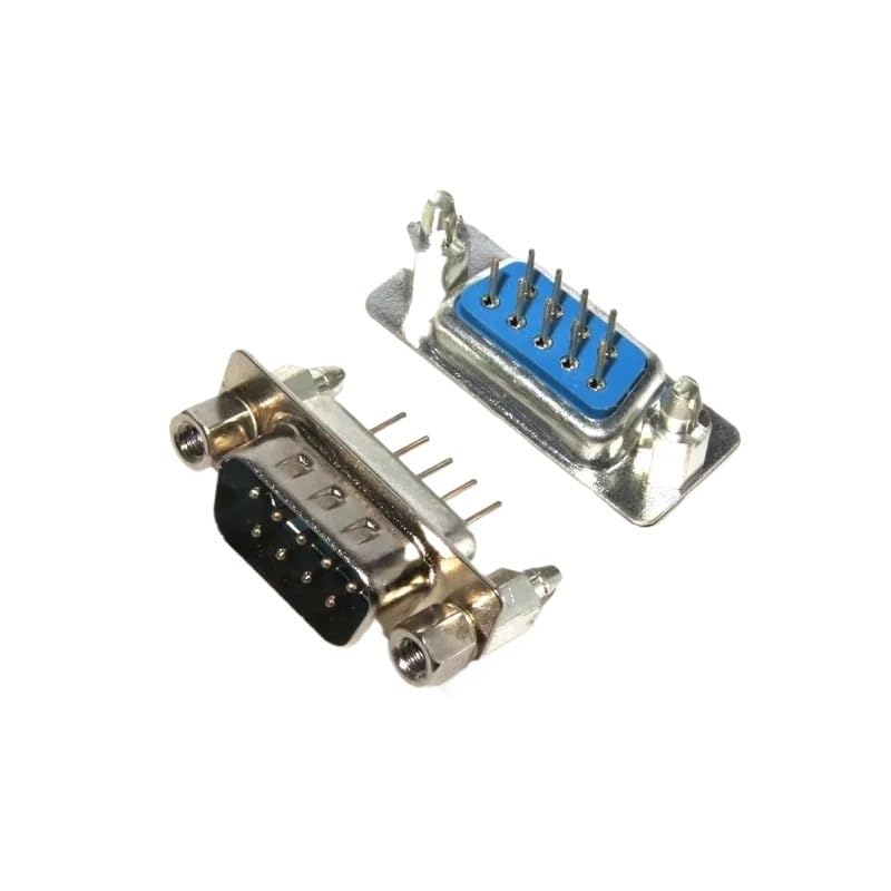 Image of 1pc DB9 RS232 Solderless Connector D-SUB 9 Pin Male Female Plug Socket RS485 Breakout Terminals DB 9-pin Connectors(B)