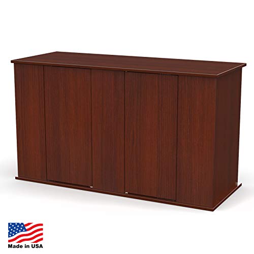 Aquatic Fundamentals 75-90 Gallon Aquarium Stand with Storage, Double Door Front Access, Serene Cherry, 36751-68-AMA