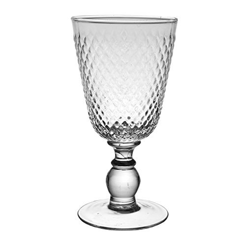 Côté Table 27930 Duchesse Verre avec Pied Argent 27,5 cl 8,5 x 8,5 x 16,5 cm (lot de 6)