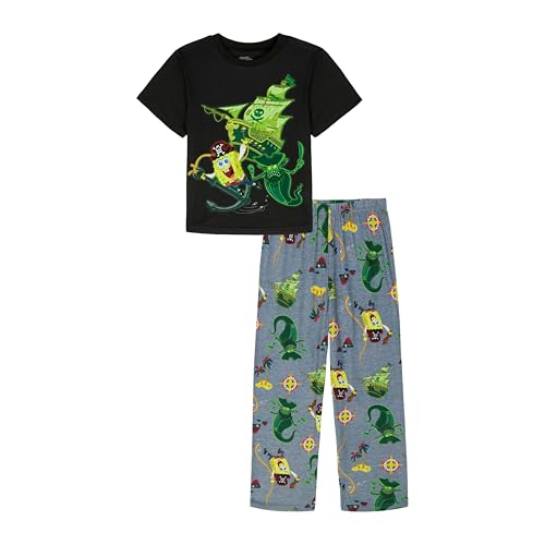 Spongebob Squarepants Movie 2-Piece Loose-fit Pajama Set Soft & Comfortable 10
