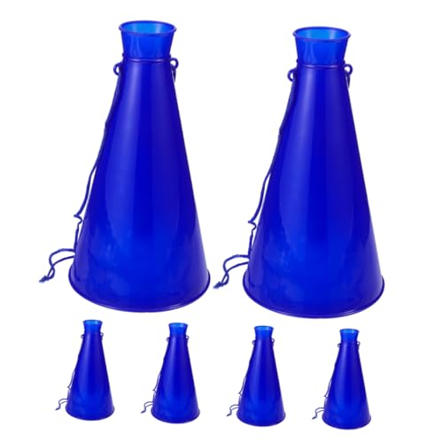 Mipcase Enhance Your Event 6pcs Cheering Megaphones for Parties Game Accessories Sound Projection