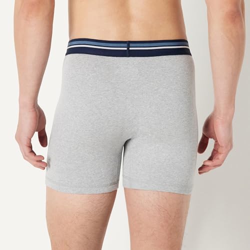 Image of Amazon Essentials Men's Breathable Cotton Boxer Briefs, Tag-Free, Pack of 5