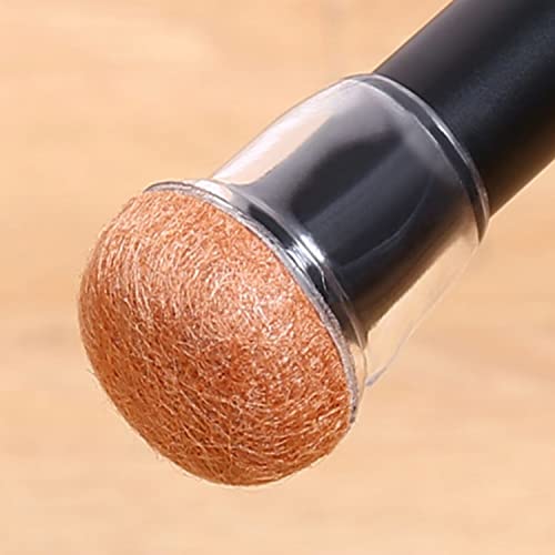 Upgrade Small Large Clear Chair Leg Floor Protectors For Hardwood Floors Easy Sliding Anti-Scratch Rubber, Furniture Chair Leg Covers With Felt Pad Keeps Silence(Round,Brown-L) #TOP5