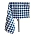 Blue Hill, 52"x120"; Classic Blue Tavern Check, Flannel Backed, Vinyl Tablecloth; "Made in the U.S.A"