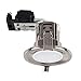 Price comparison product image MiniSun | Modern Fire Rated Brushed Chrome GU10 Recessed Ceiling Downlight/Spotlights | Ceiling Spots, Home Décor & Improvement Essential | Pack of 10