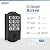 Schlage Arrive Smart Wi?Fi Deadbolt Lock with Keypad, Keyless Entry Front Door Lock, App Control, Alexa and Google Home Compatible, Matte Black, BE459WB CAM 622