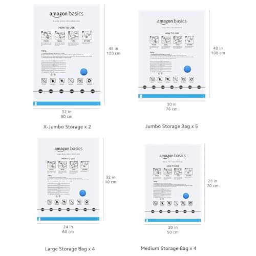 Amazon Basics DC-CBM15 Vacuum Compression Zipper Storage Bags thumb #5