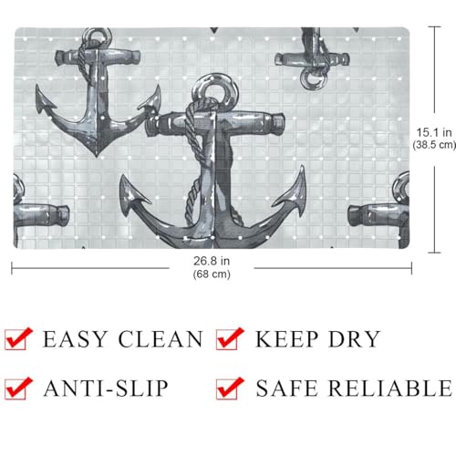 Tapis de bain antidérapant pour éviter les chutes en douche - 5