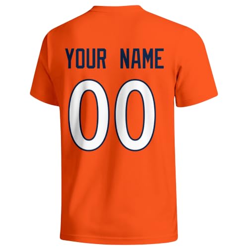 Image of ANTKING T Shirt Custom Short Sleeves for Women Men Youth | Custom Crew Neck T Shirt with Name Number Gift
