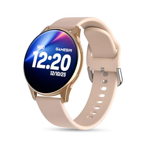 Image of GameSir Active 2 Smartwatch for Men & Women with 1.39 inch HD Round Display, Bluetooth Calling, Heart Rate & SPO₂ Monitor, 100+ Sports Modes, IP67, Long Battery Life for Android & iOS (Pink)