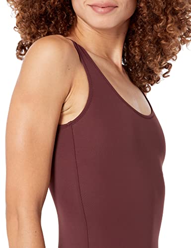Image of Amazon Essentials Women's One-Piece Scoop Neck Coverage Swimsuit (Available in Plus Size)